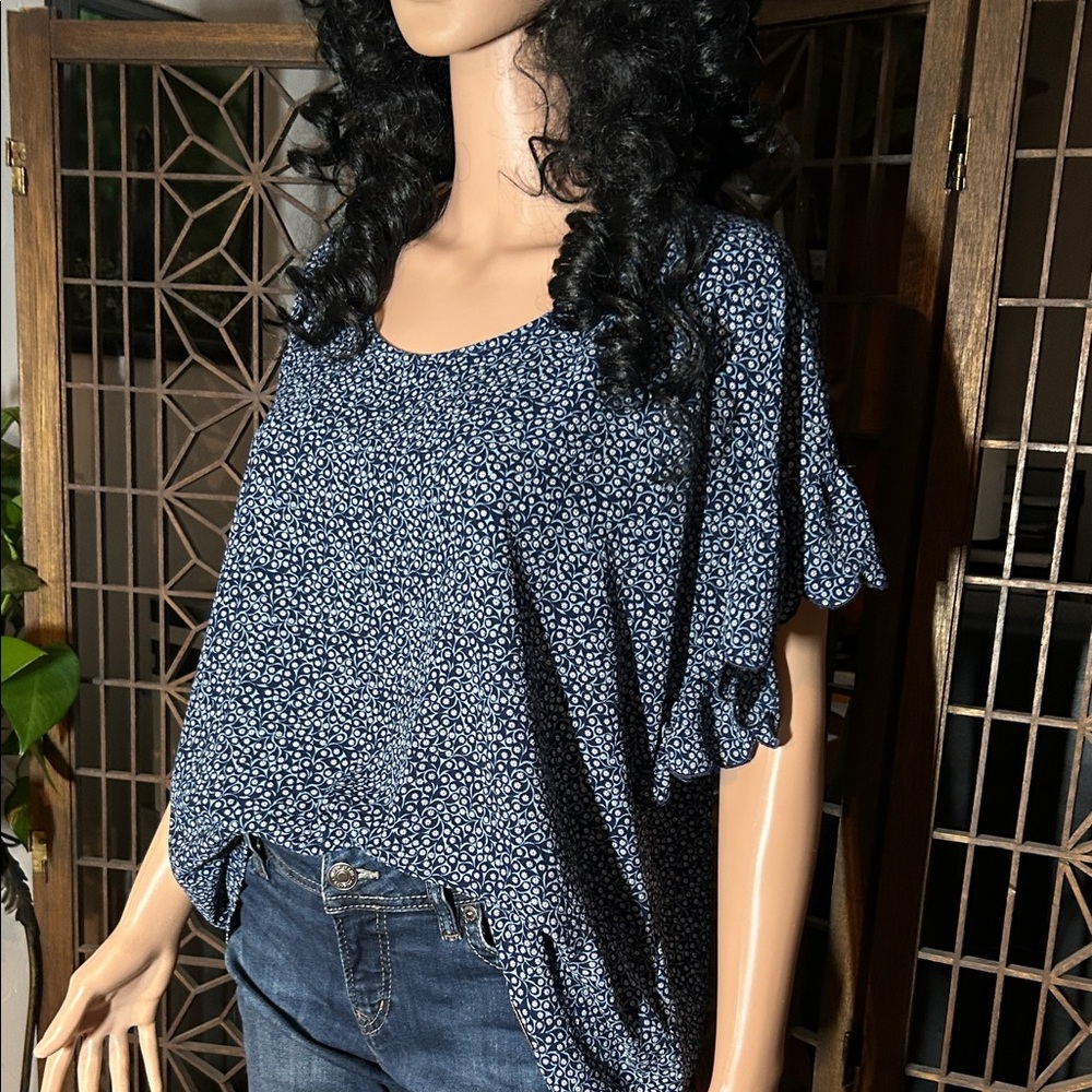 MICHAEL KORS PRINT TOP L